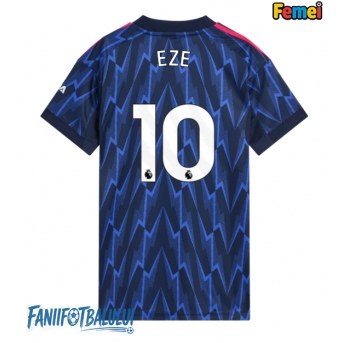 Arsenal Eberechi Eze #10 Tricou Fotbal Replică 2025-26 Femei Deplasare